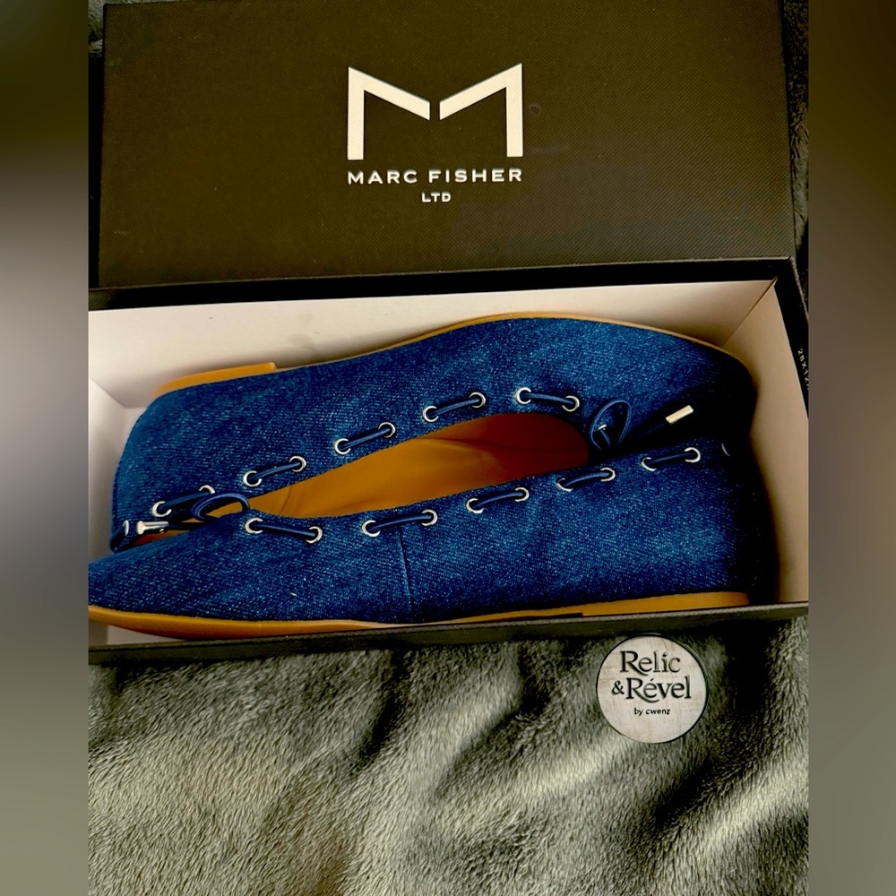 Marc Fisher LTD Letizia Denim Flats -